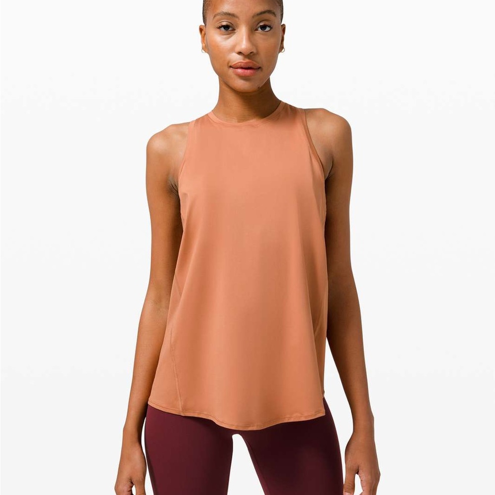 Lululemon All Tied Up Tank Top in Desert Sun (DISCONTINUED)